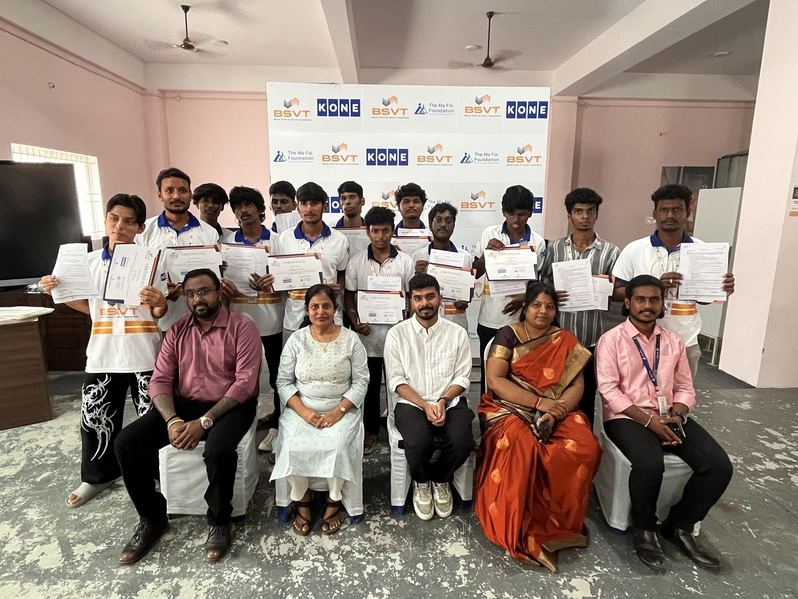 BSVT Conducts KONE Batch 8 & 9 Certificate Distribution Ceremony